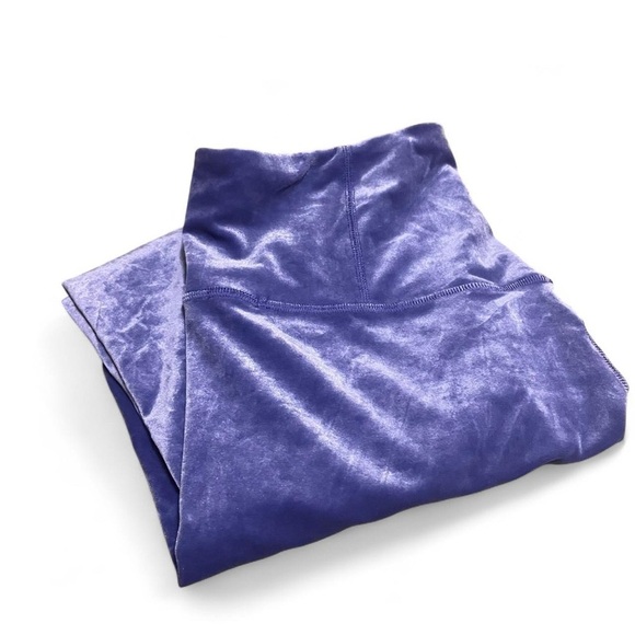 Athleta Deep Purple velvet Leggings